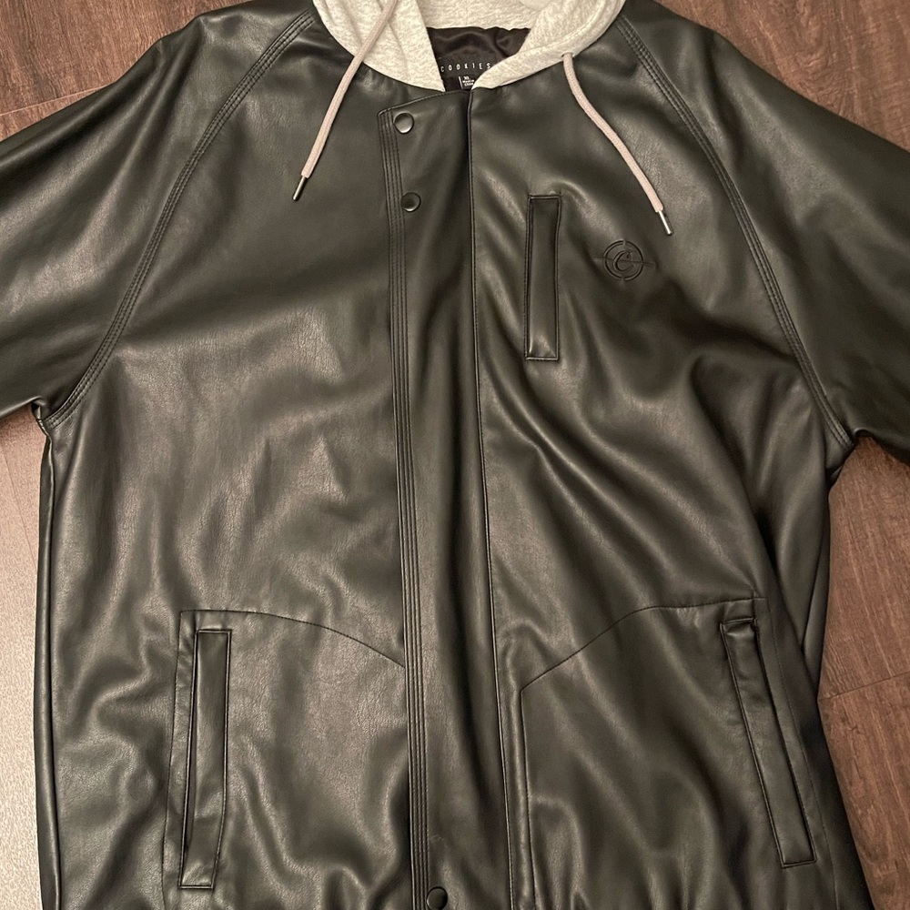 Cookies leather jacket